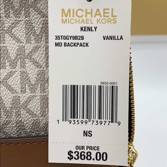 MICHAEL KORS KENLY MEDIUM BACKPACK VANILLA - Picture 14 of 16